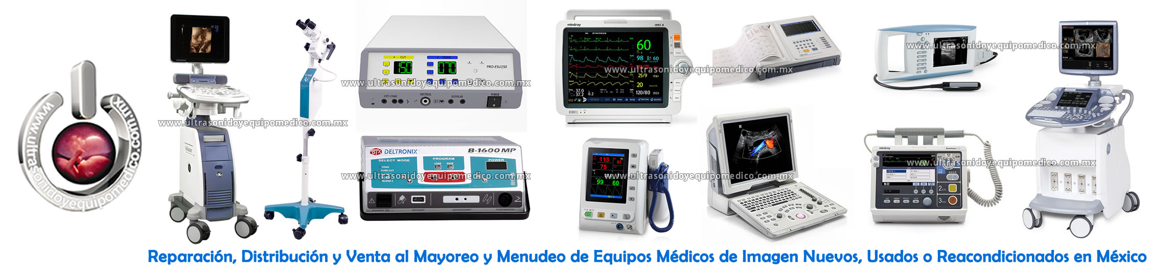 Venta de Equipos Para Ultrasonido y Equipos Medicos de Imagenologia en México - Mayoreo y Menudeo - Nuevos, Usados y Reconstruidos